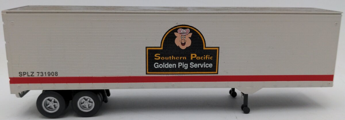 American Models T-18 S Scale Southern Pacific Golden Pig Semi-Trailer VG