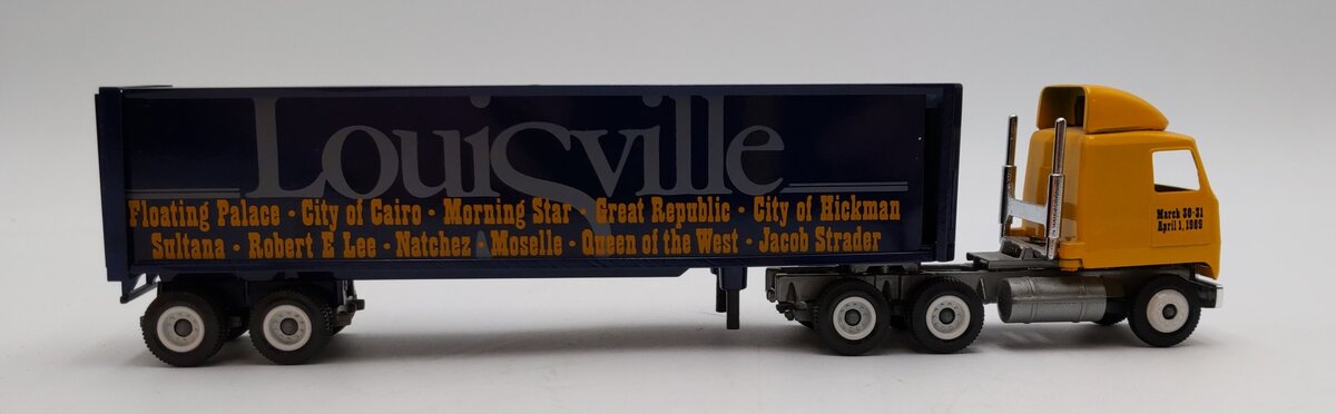 Winross 1:64 Scale Mack Mid-America Truck Show Louisville Cargo 1989 LN/Box