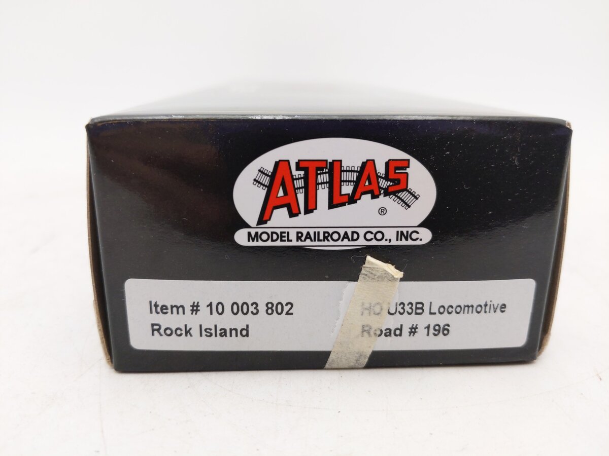 Atlas 10003802 HO Rock Island U33B Locomotive LN/Box