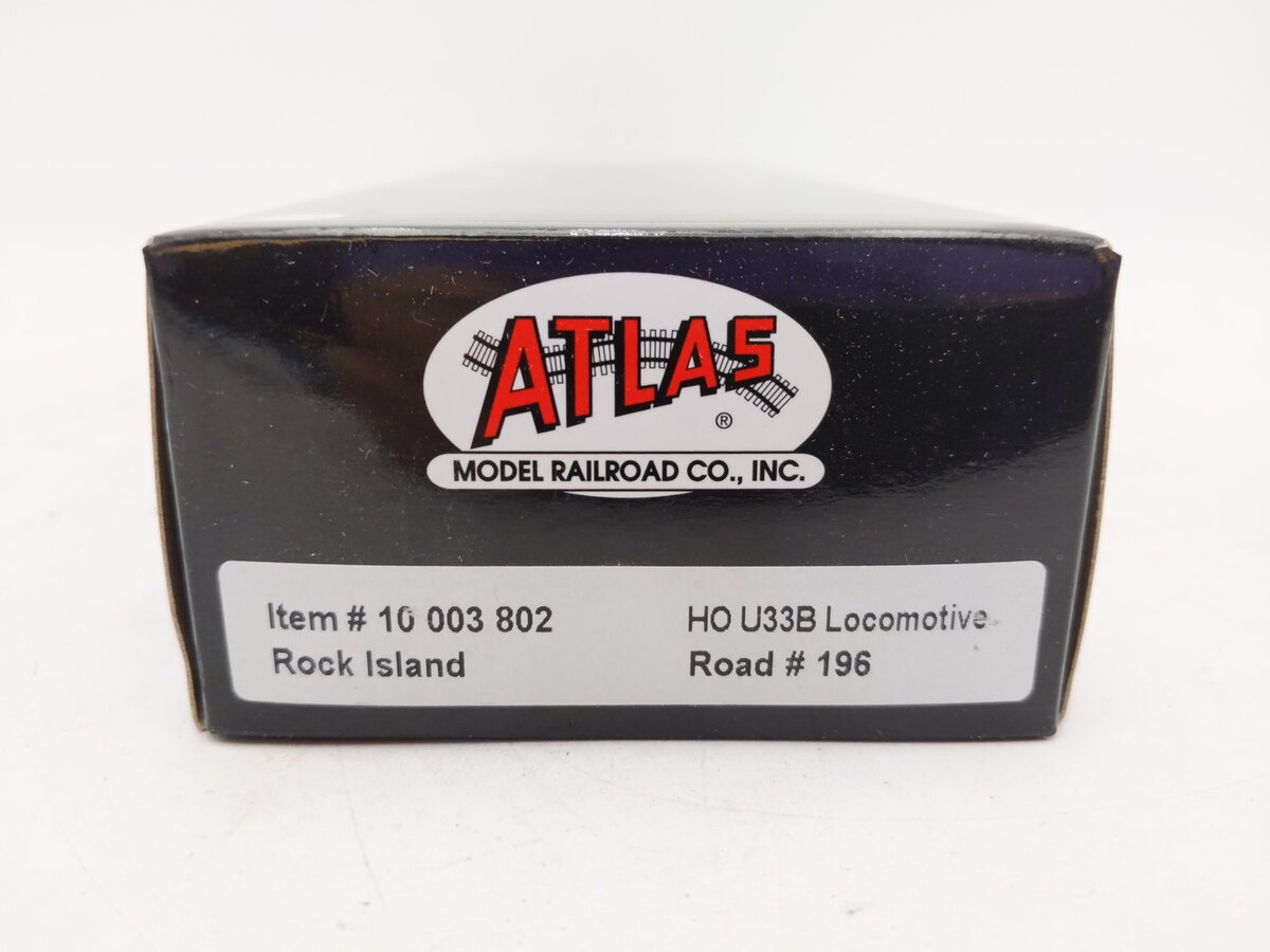 Atlas 10003802 HO Rock Island U33B Locomotive LN/Box