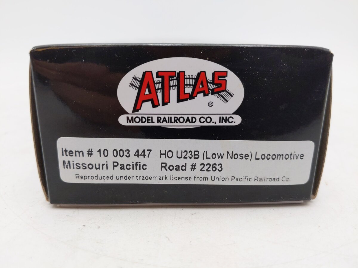 Atlas 10003447 HO Scale Missouri Pacific U23B Diesel Locomotive DC/DCC #2263 LN/Box