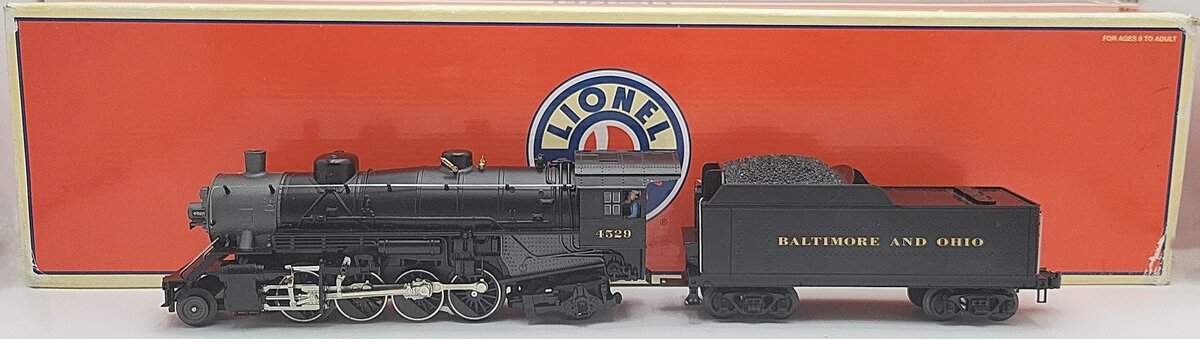 Lionel 6-28683 O B&O 4-8-4 Mikado Steam Locomotive #4529 EX/Box