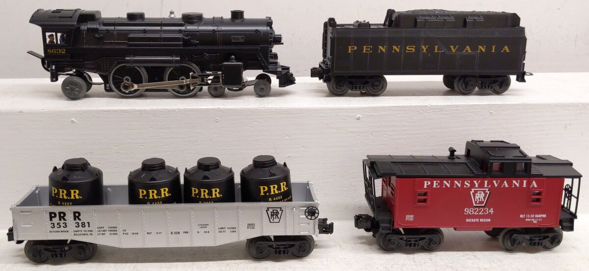 Lionel 6-31936 O Gauge Pennsylvania Flyer Steam Train Set VG/Box