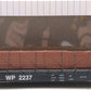Bachmann 18932 HO Western Pacific W/Crated Load 50' Black Flatcar #2237