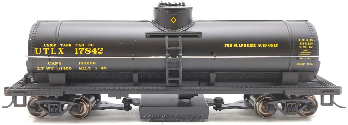 Bachmann 16302 HO Scale UTLX Track-Cleaning Single-Dome Tank Car EX/Box