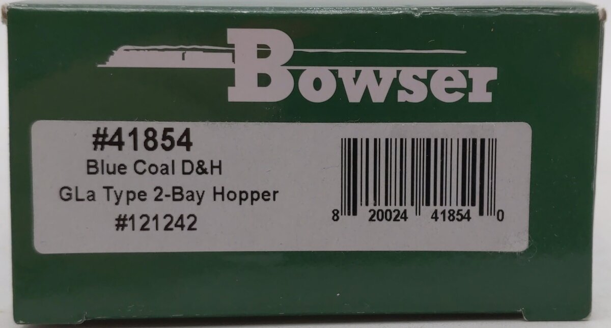 Bowser 41854 HO Delaware & Hudson GLa 2 Bay Hopper (Fantasy) #121242 - Custom/Box