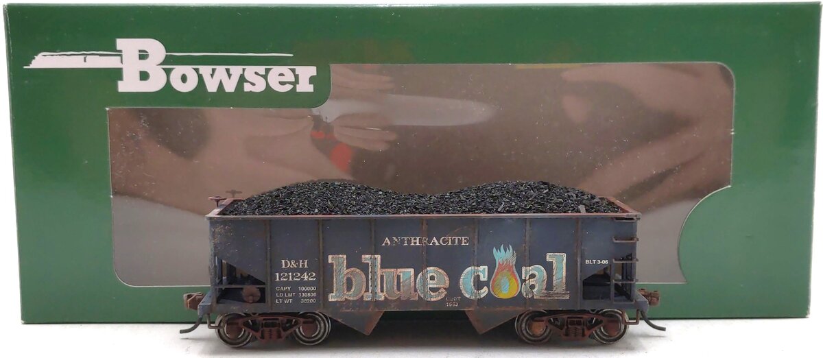 Bowser 41854 HO Delaware & Hudson GLa 2 Bay Hopper (Fantasy) #121242 - Custom/Box