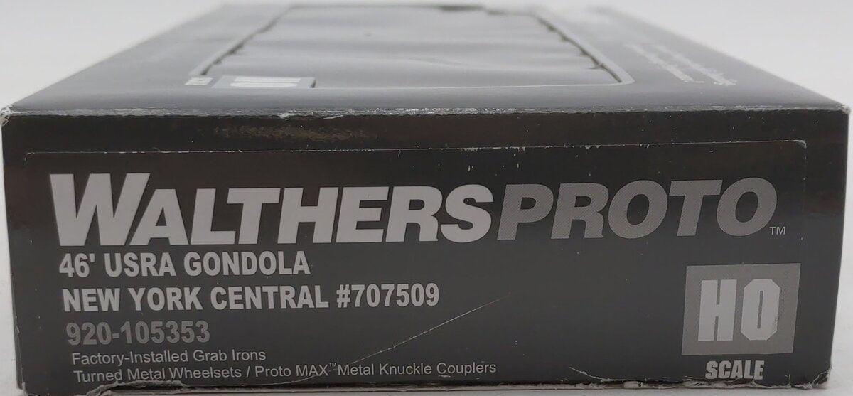 Walthers 920-105353 HO New York Central 46' USRA Gondola #707509 - Custom/Box