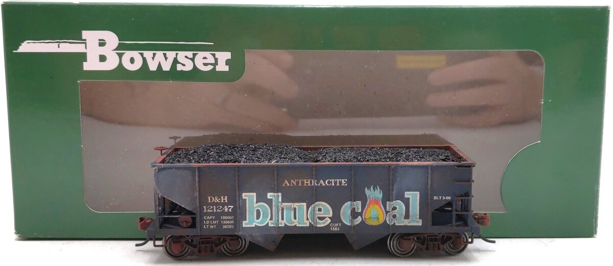 Bowser 41855 HO Delaware & Hudson GLa 2 Bay Hopper (Fantasy) #121247 - Custom/Box