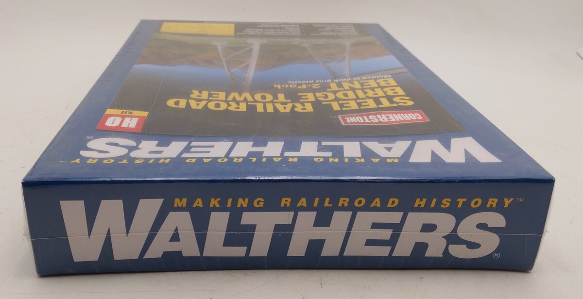 Walthers 933-4555 HO Steel Railroad Bridge Tower Bent Kit (Pack of 2) MT/Box