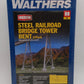Walthers 933-4555 HO Steel Railroad Bridge Tower Bent Kit (Pack of 2) MT/Box