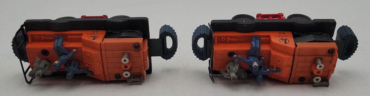 Lionel 50 Vintage O Motorized Gang Cars (2) VG/Box