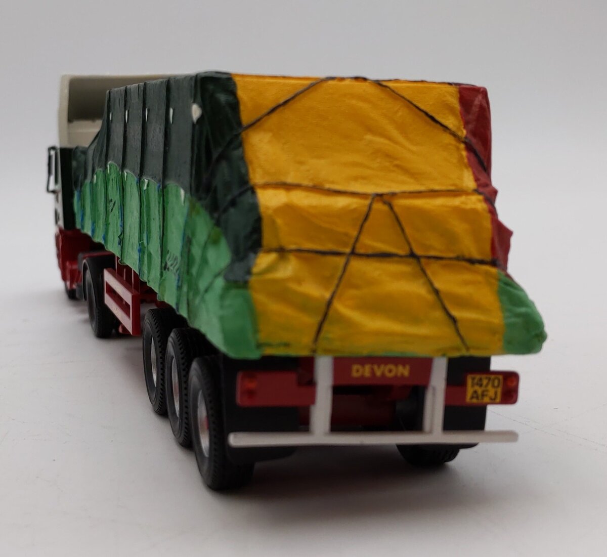 Corgi 1:50 Scale ERF EC Tractor w/Sheeted Flatbed - Brian Harris Transport LN/Box