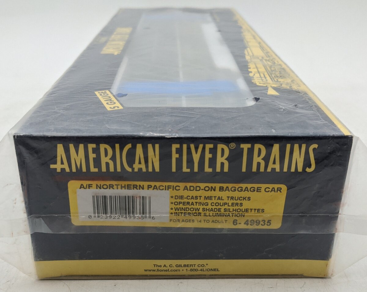 American Flyer 6-49935 S Gauge Northern Pacific Baggage Car #8929 (Add-On) NIB