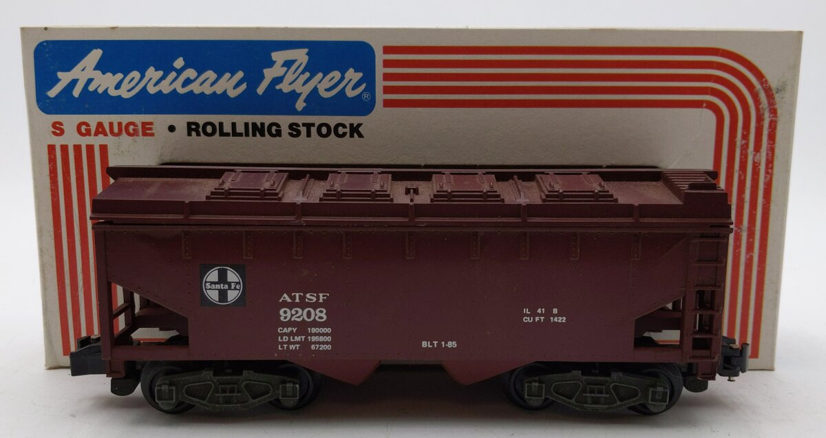American Flyer 4-9208 S Scale Santa Fe Covered Hopper #9208 EX/Box