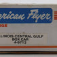 American Flyer 4-9712 S Gauge Illinois Central Gulf Boxcar #9712 EX/Box
