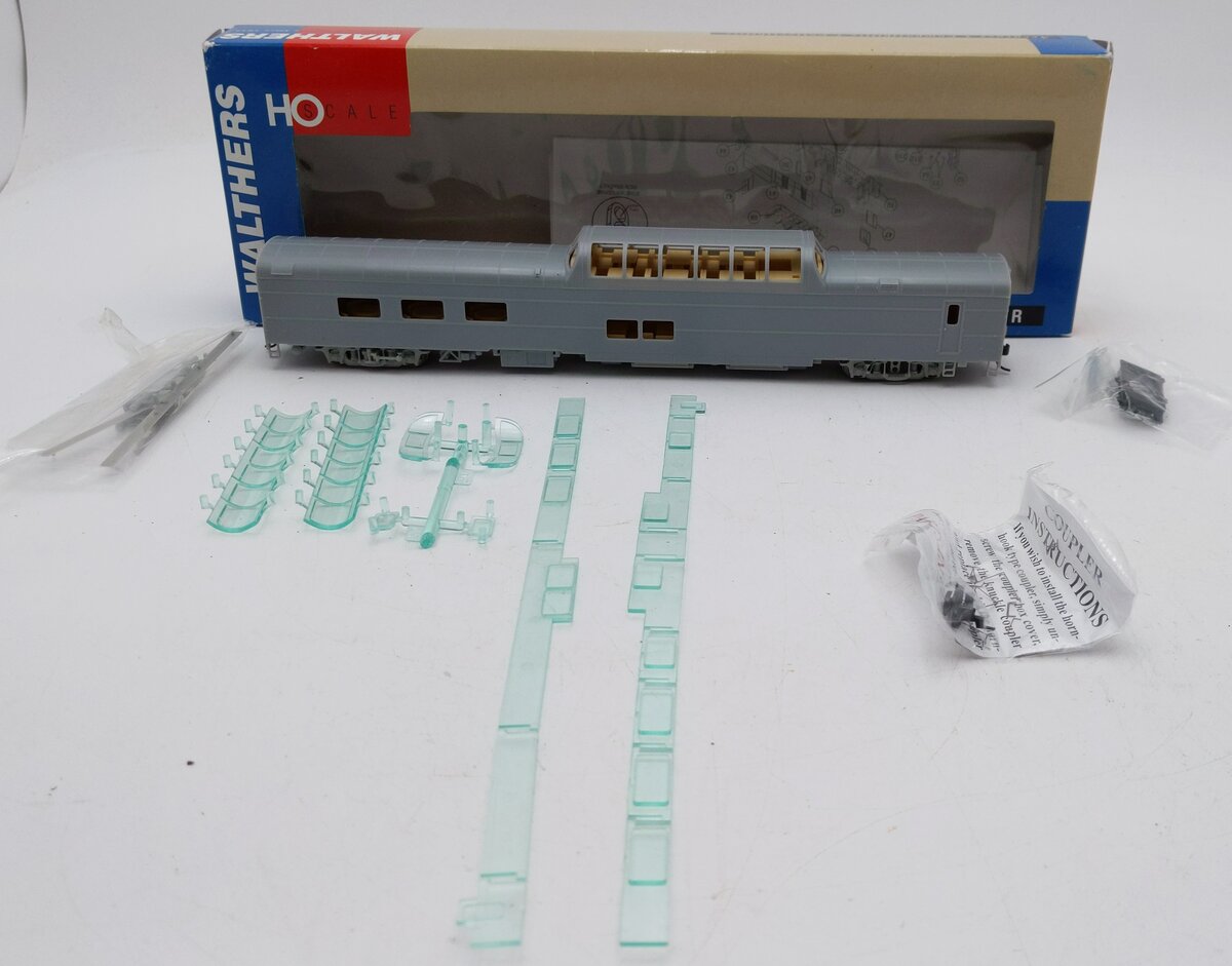 Walthers 932-9591 HO Scale American Car & Foundry Dome-Diner Undecorated LN/Box