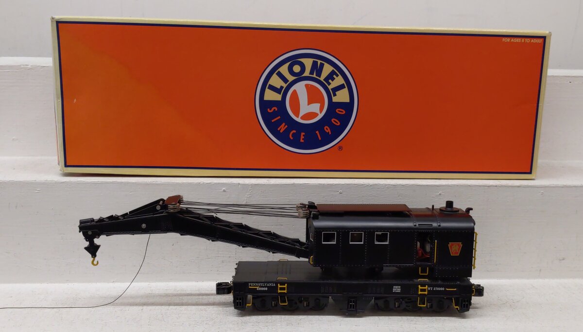 Lionel 6-19899 O Gauge Pennsylvania Railroad TMCC Operating Crane Car #490900 EX/Box