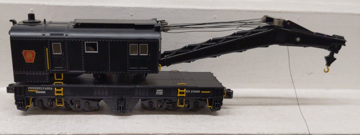 Lionel 6-19899 O Gauge Pennsylvania Railroad TMCC Operating Crane Car #490900 EX/Box