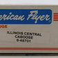 American Flyer 6-48701 S Gauge Illinois Central Gulf Window Caboose EX/Box