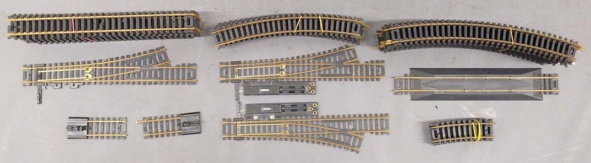HO Scale Assorted Track Sections-Curve/Straight/Switches [44] EX