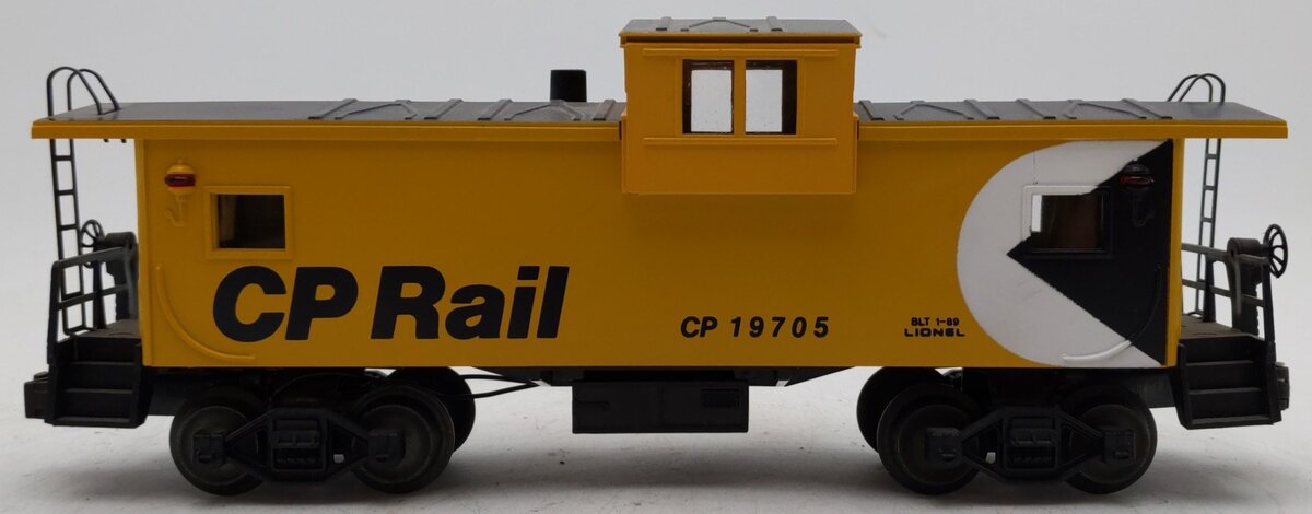 Lionel 6-19705 O Gauge CP Rail Extended Vision Caboose #19705 EX