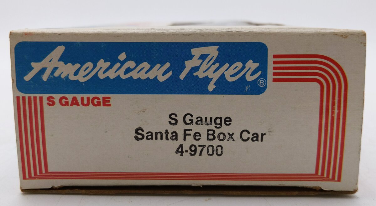 American Flyer 4-9700 S Gauge Santa Fe Box Car #9700 EX/Box