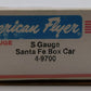 American Flyer 4-9700 S Gauge Santa Fe Box Car #9700 EX/Box