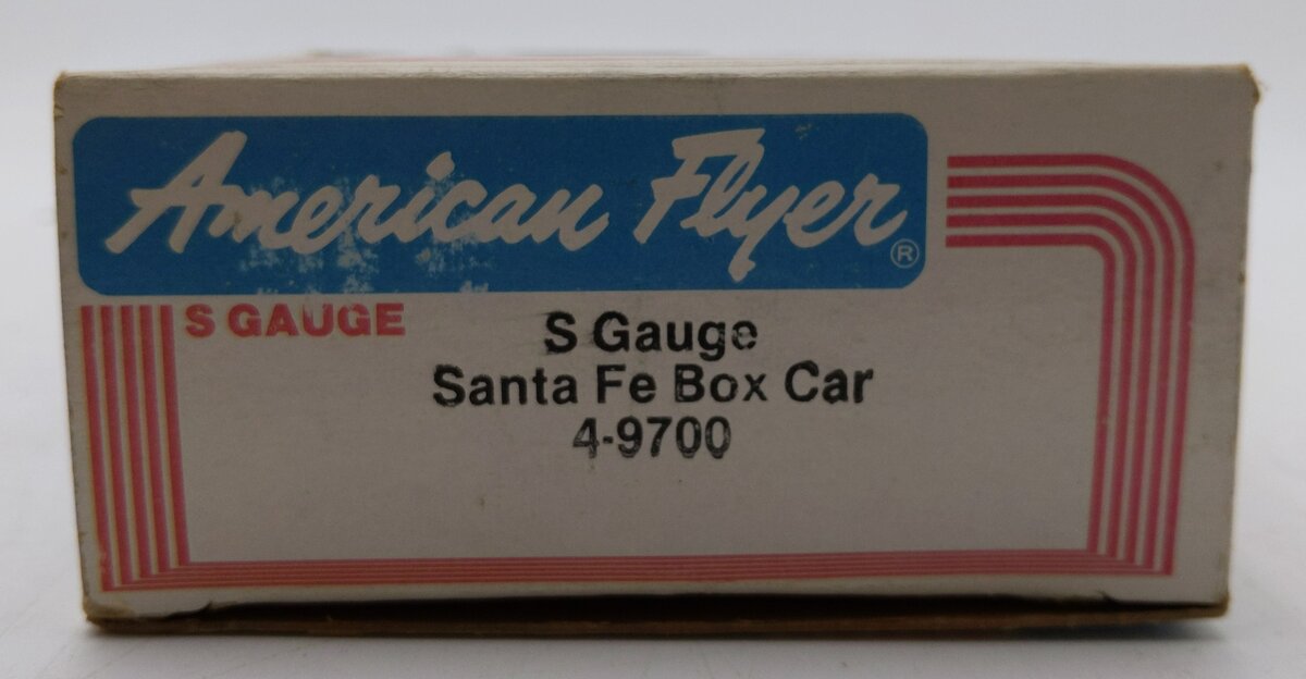 American Flyer 4-9700 S Gauge Santa Fe Box Car #9700 EX/Box