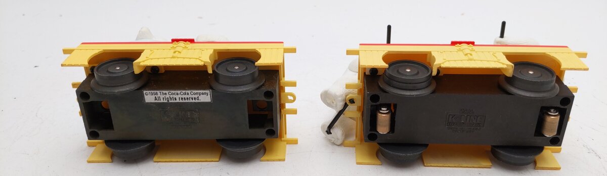 K-Line K2625-02 O Gauge Coca Cola Polar Bear Handcar & Trailer EX/Box