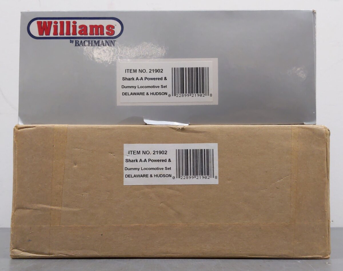 Williams 21902 O Gauge D&H Sharknose Diesel Locomotive AA Set EX/Box