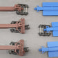 American Models S Scale Assorted Flatcars & Trailers [14] EX