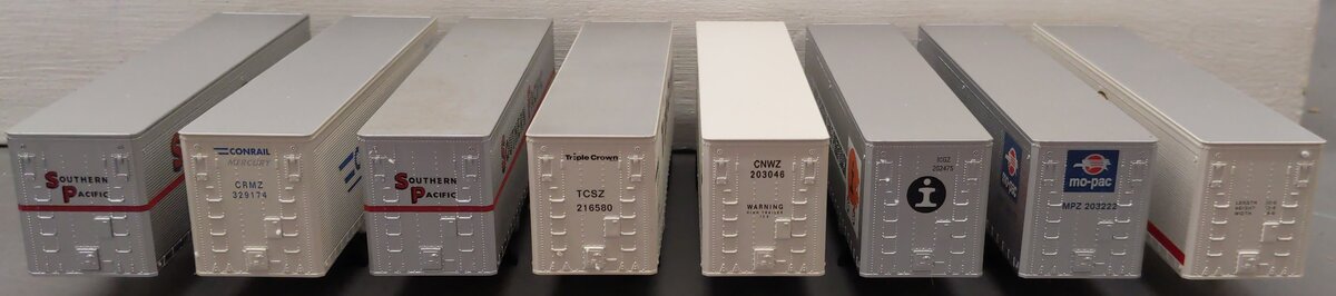 American Models S Scale Assorted Flatcars & Trailers [14] EX