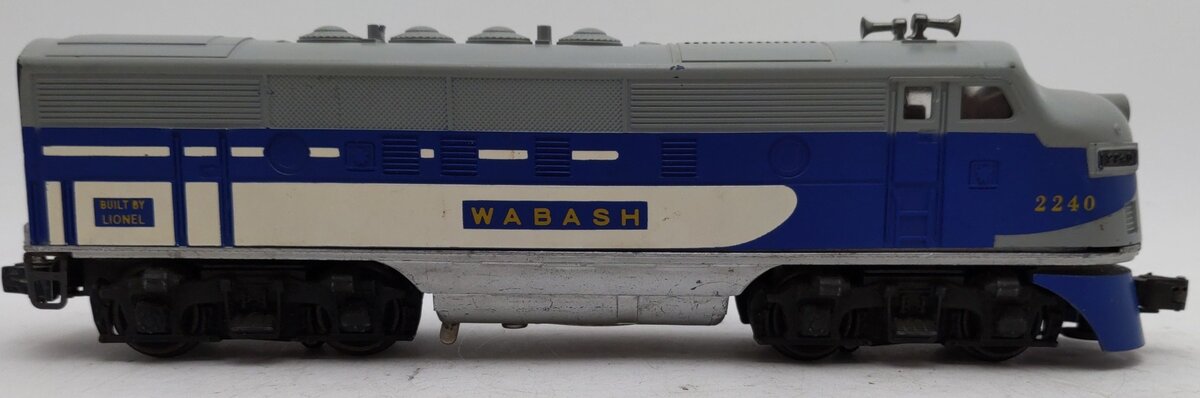 Lionel 2240 Vintage O Wabash F3 Powered A Diesel Locomotive