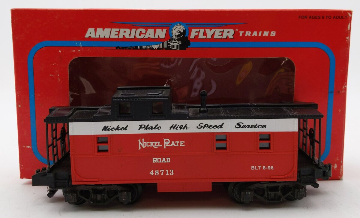 American Flyer 6-48713 S Scale Nickel Plate Road Caboose #48713 EX/Box