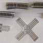 Atlas/Life-Like HO Assorted Curve, Straight, Crossing, & Rerailer/Terminal [40] VG