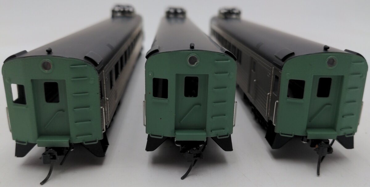 NJ International 340 HO Scale BRASS New Haven RR MU Cars (Set of 3) EX/Box
