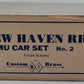 NJ International 340 HO Scale BRASS New Haven RR MU Cars (Set of 3) EX/Box