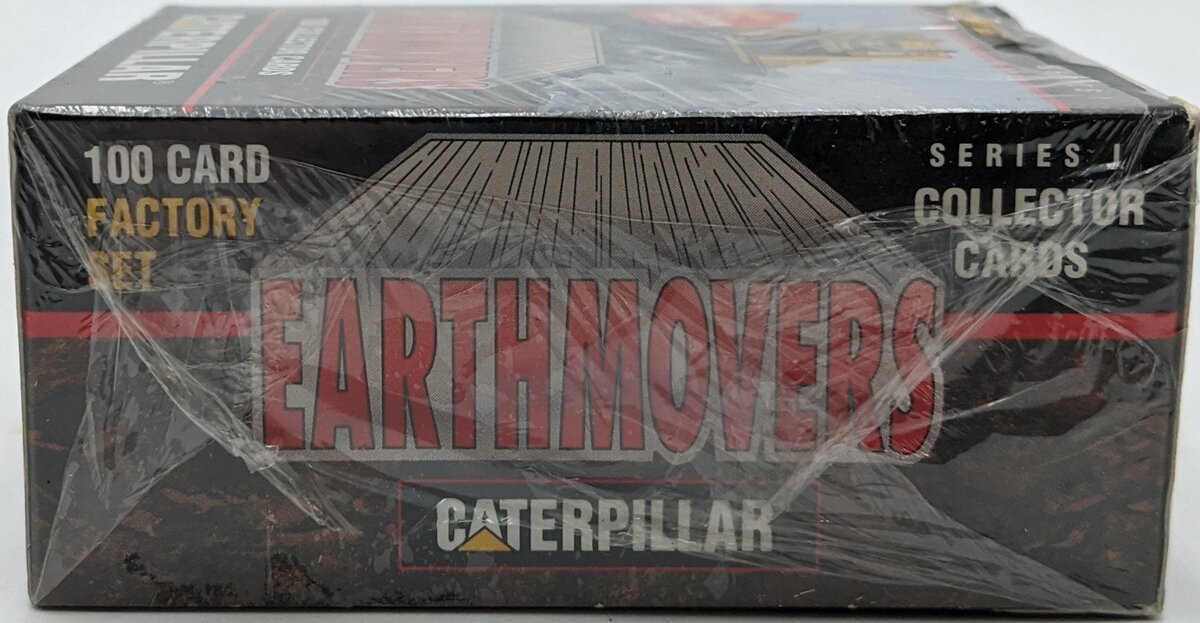 Caterpillar Earthmovers Collector Cards 100 Card Factory Set Series 1 NIB