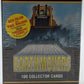 Caterpillar Earthmovers Collector Cards 100 Card Factory Set Series 2 NIB
