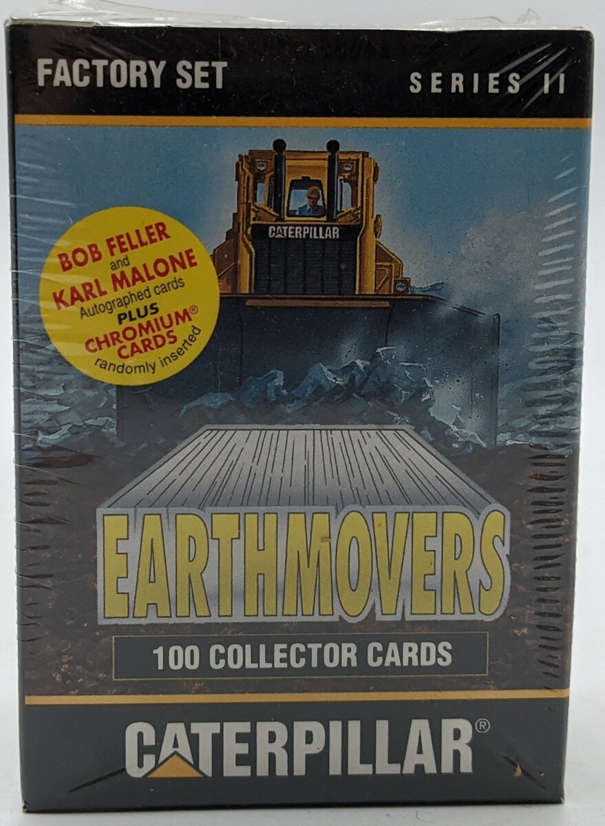 Caterpillar Earthmovers Collector Cards 100 Card Factory Set Series 2 NIB