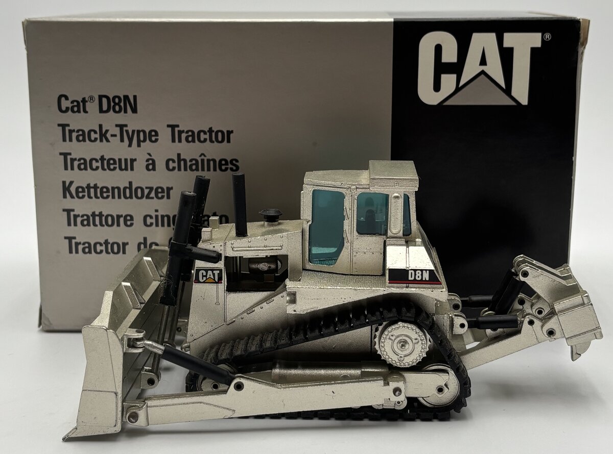 NZG 233 1:50 CAT D8N Track-Type Tractor - SILVER EX/Box