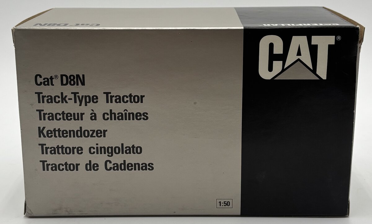NZG 233 1:50 CAT D8N Track-Type Tractor - SILVER EX/Box