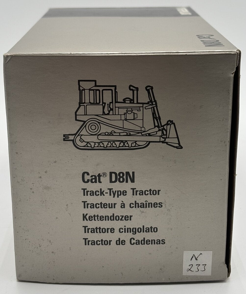 NZG 233 1:50 CAT D8N Track-Type Tractor - SILVER EX/Box