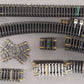 HO Scale Assorted Track-Curve, Straight, and Crossing [49] EX