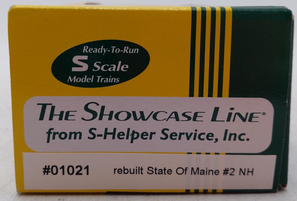 S-Helper 01021 S New Haven State Of Maine 40' Steel Rebuilt Boxcar #45063 EX/Box