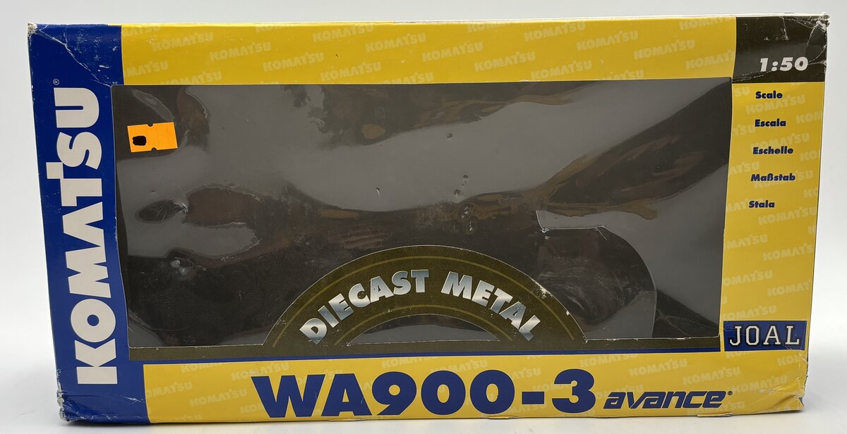 Joal 265 1:50 Scale Komatsu WA900-3 Avance Wheel Loader Die Cast Metal EX/Box