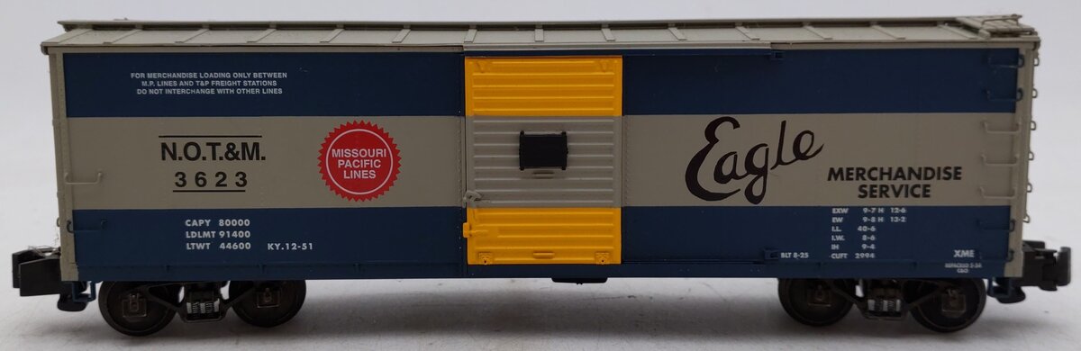 S-Helper 00575 S Scale MP Eagle NOT&M Rebuilt Boxcar #3623 EX/Box