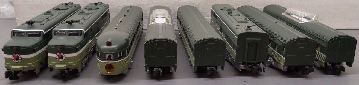 American Flyer 6-49602 Northern Pacific PA-1 S Gauge Diesel Passenger Train Set EX/Box