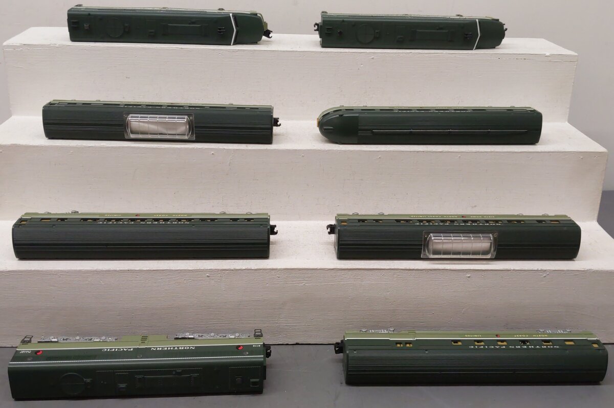 American Flyer 6-49602 Northern Pacific PA-1 S Gauge Diesel Passenger Train Set EX/Box